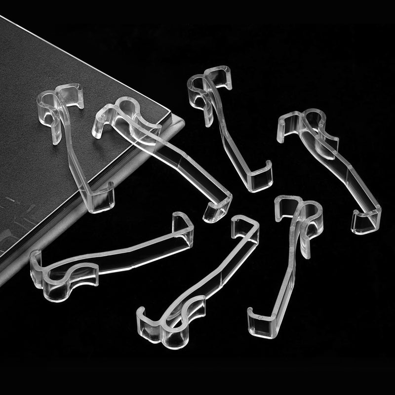 TIDYKITC 12 Pcs Valance Clips for Blinds, 2.5 Inch Blind Hidden Valance Clips Replacement for Horizontal Window Blinds Valance - Image 2